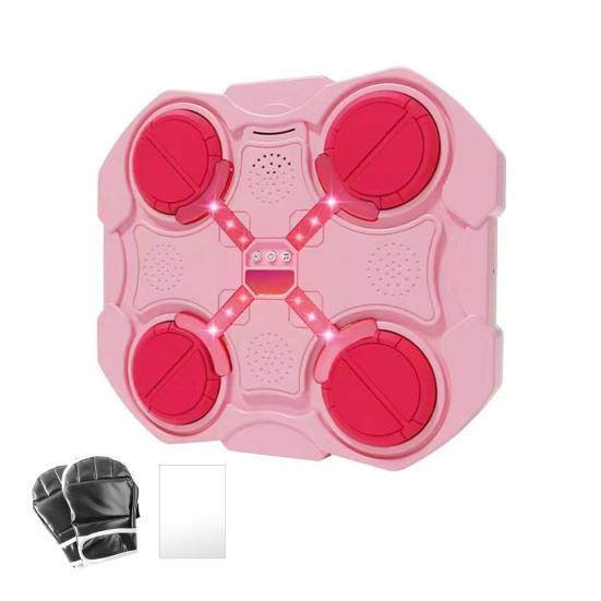 1 комплект музыкальной боксерской машины, настенная, совместимая с Bluetooth, регулируемая, умная, светодиодная, боксерская тренировочная мишень, боксерская подушка, домашний тренажерный зал, тренировочное оборудование