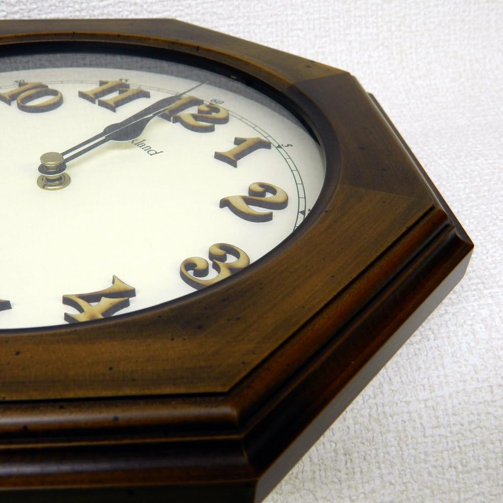 Santell Japanese Retro Outer Pendulum (Octagonal) with Inlaid Letters, Antique Brown, QL635