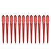 12pcs Salon Clamp Grips Hairdressing Barber Shop Duckbill Hair Clips Hairpin for SalonRed