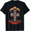 Официальная футболка Guns N' Roses с крестом Мужские Женские Футболки Топ
