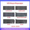 Новые сменные колпачки клавиш для ноутбуков Apple: Совместимо с моделями A2338, A2337, A2141, A2442, A2485, A2681