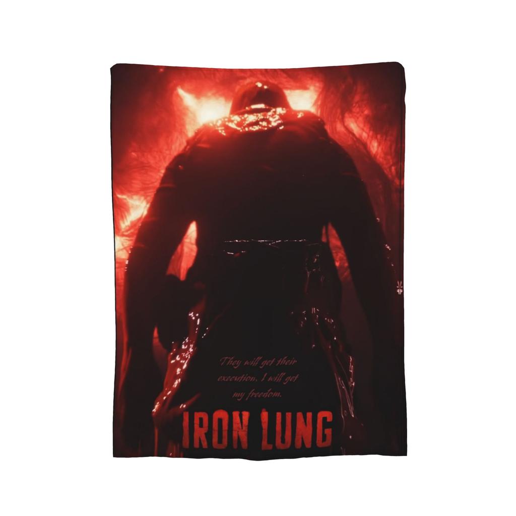 Iron Lung Movie Cosmic Horror Blanket  Wool Funny Soft Throw Blanket for Bedding Lounge Spring/Autumn