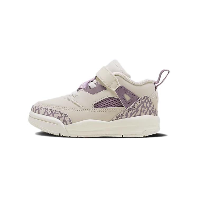Air Jordan Spizike Low TD Lets Play! Baby Sneakers Cream Legend-Light-Brown Violet-Dust FQ3952-200