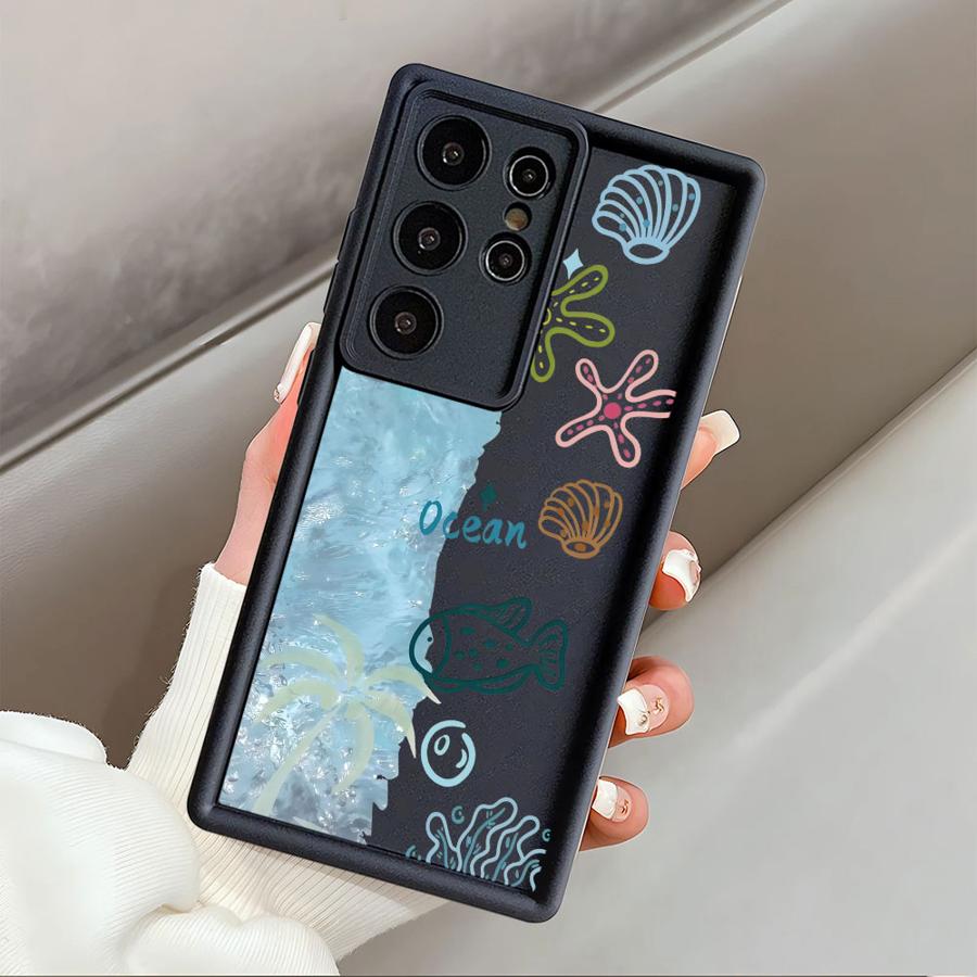 Чехол для телефона Samsung Galaxy S25 Edge S25 Ultra S22 S24 Plus S23 FE S20FE S21 S24Ultra Мягкий чехол Цветные звезды