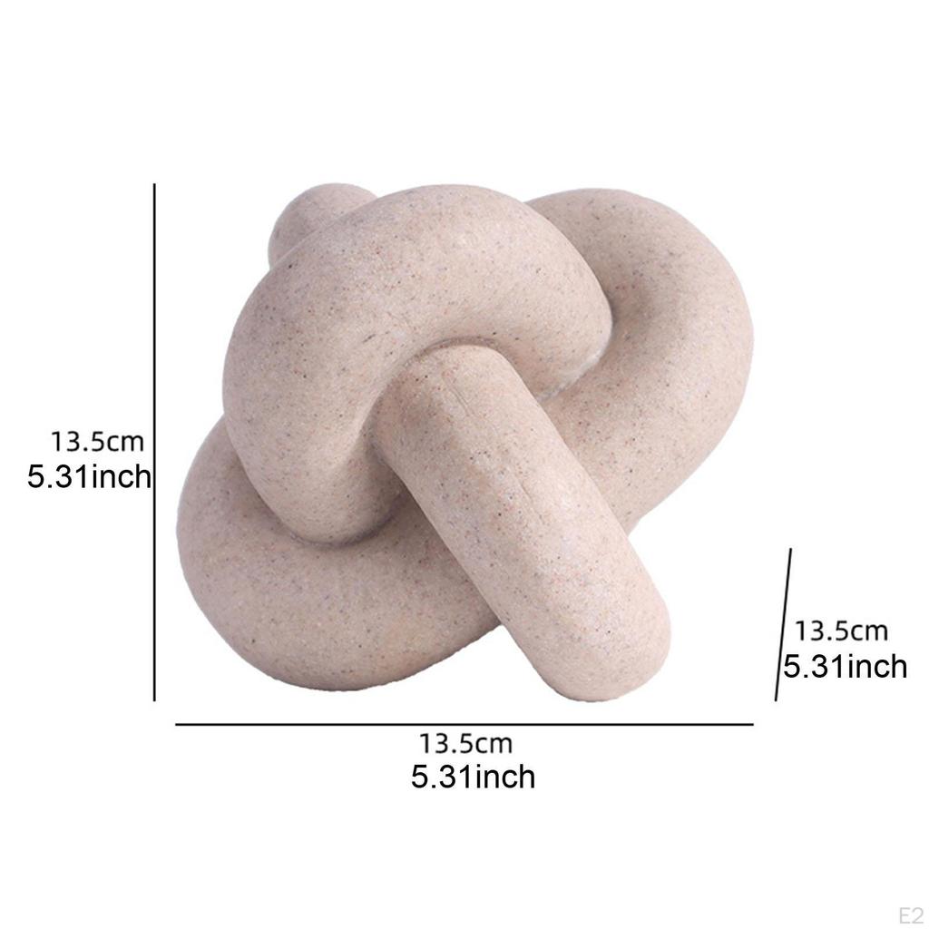 Узел Геометрическая Скульптура Настольный Орнамент Творческая Простая Декоративная Фигурка Современная Статуэтка для