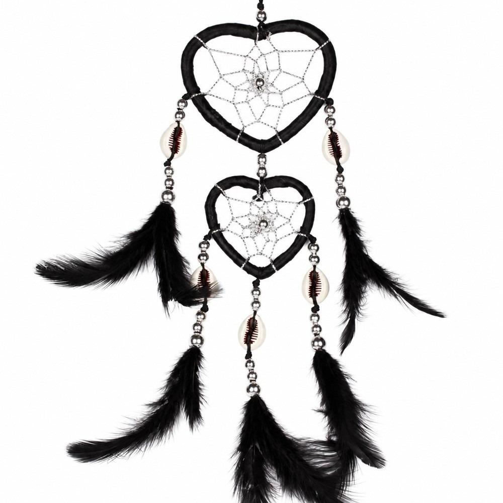 Black Handmade Dream Catcher 15.75inch Dream Catcher Ornament Home Wall Decor