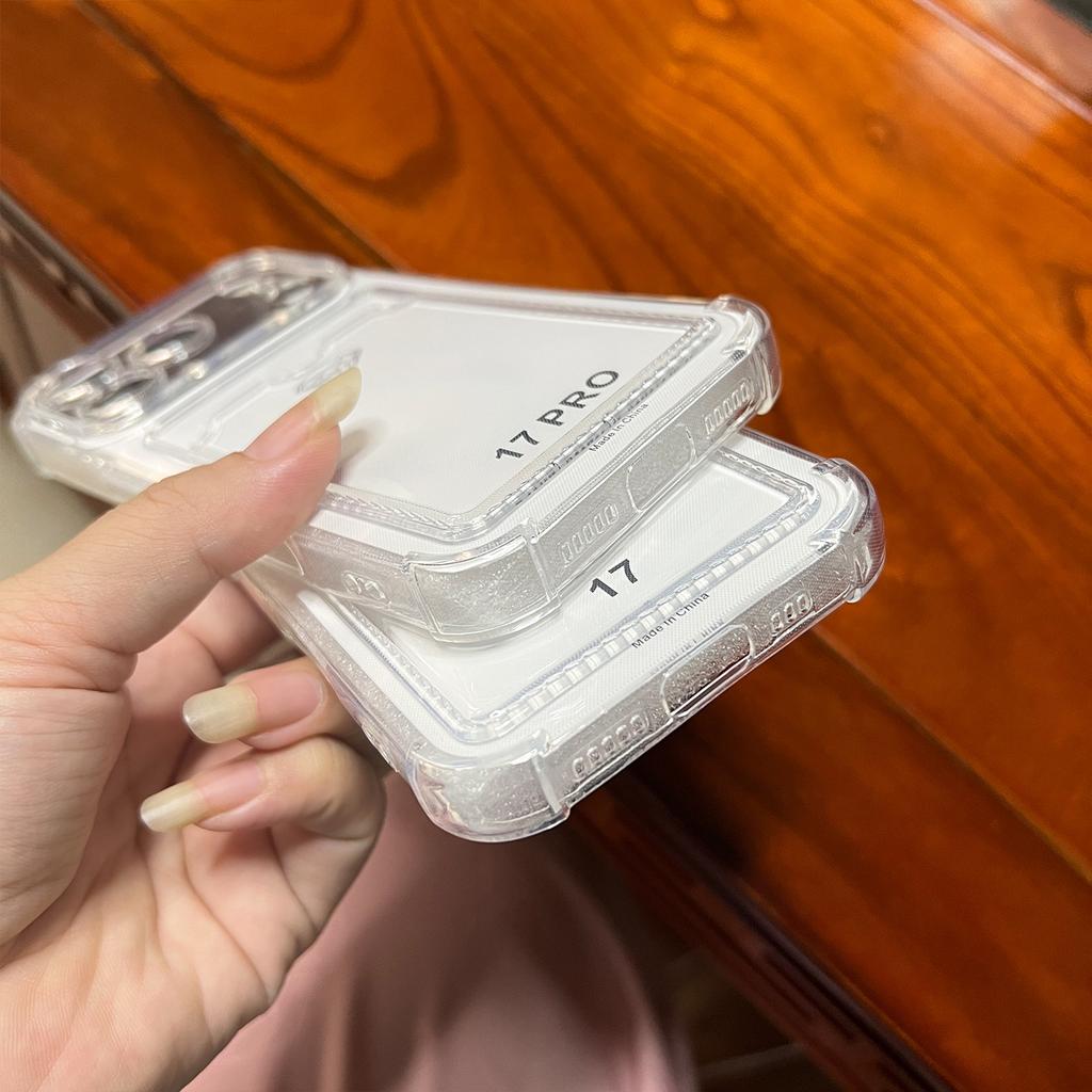 Кошелек Держатель для карт Чехол для Iphone Air 17 E 16 Pro Max 15 Plus 14 13 12 Mini 11 Xr Xs Max 17pro Прозрачный карман для вставки карты Чехол для телефона Аксессуары