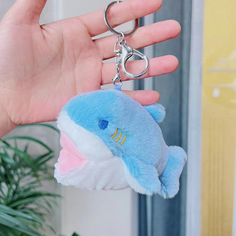 1Pc 12Cm Small Shark Plush Toy Doll Stuffed Animals Plush Accessories Toy Pendant Baby Kid Gift Keychain Ornaments
