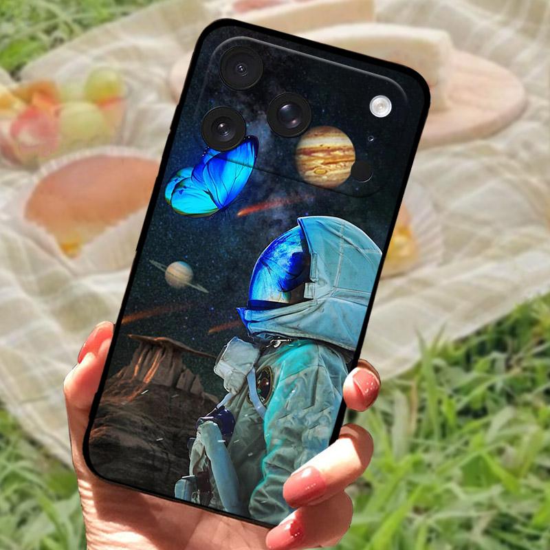 Для iPhone 17 Pro 17Pro Чехол Роскошный Волк Лев Силиконовый Мягкий ТПУ Чехол для Телефона Для Apple IPhone17 Pro A3256 Чехлы Ударопрочный Coque