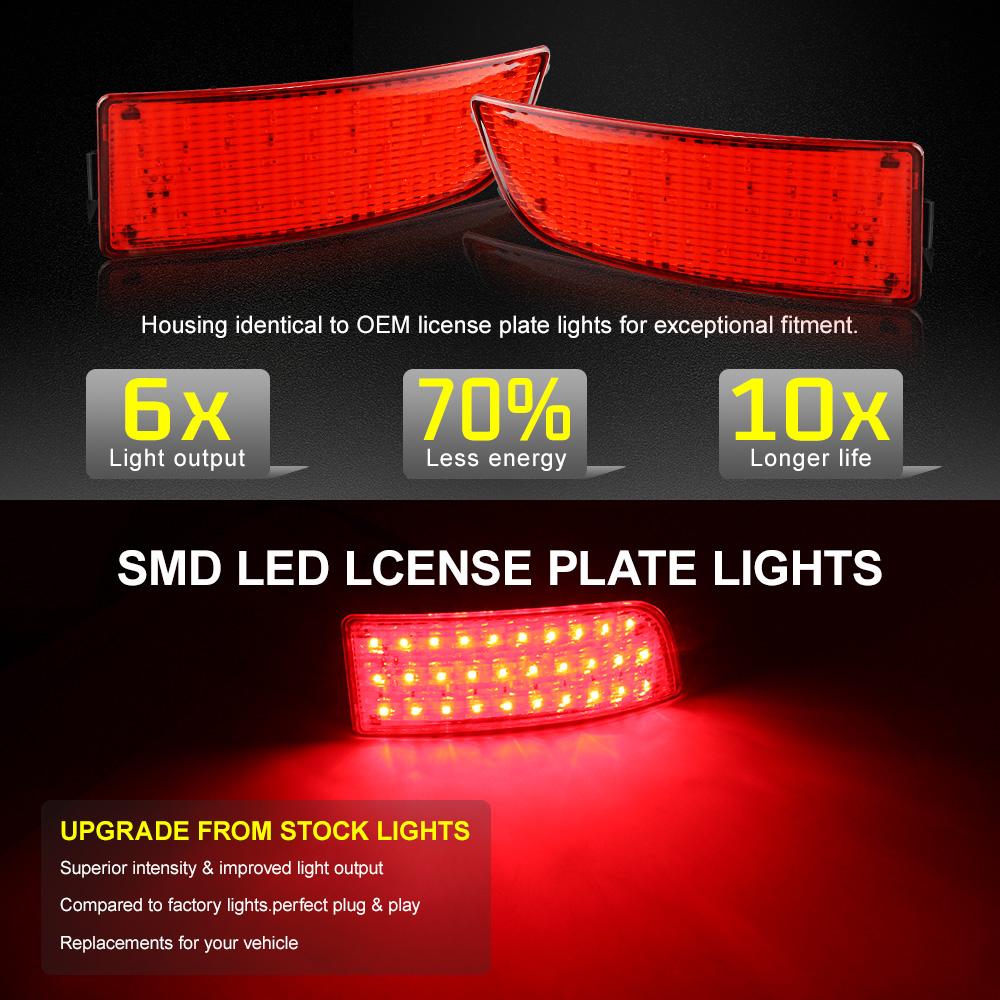 For Mercedes Benz Sprinter W906 2006 2007 2008 2009 2010-2016 LED Rear Bumper Reflector Light Brake Lamp 9068260040 9068260140