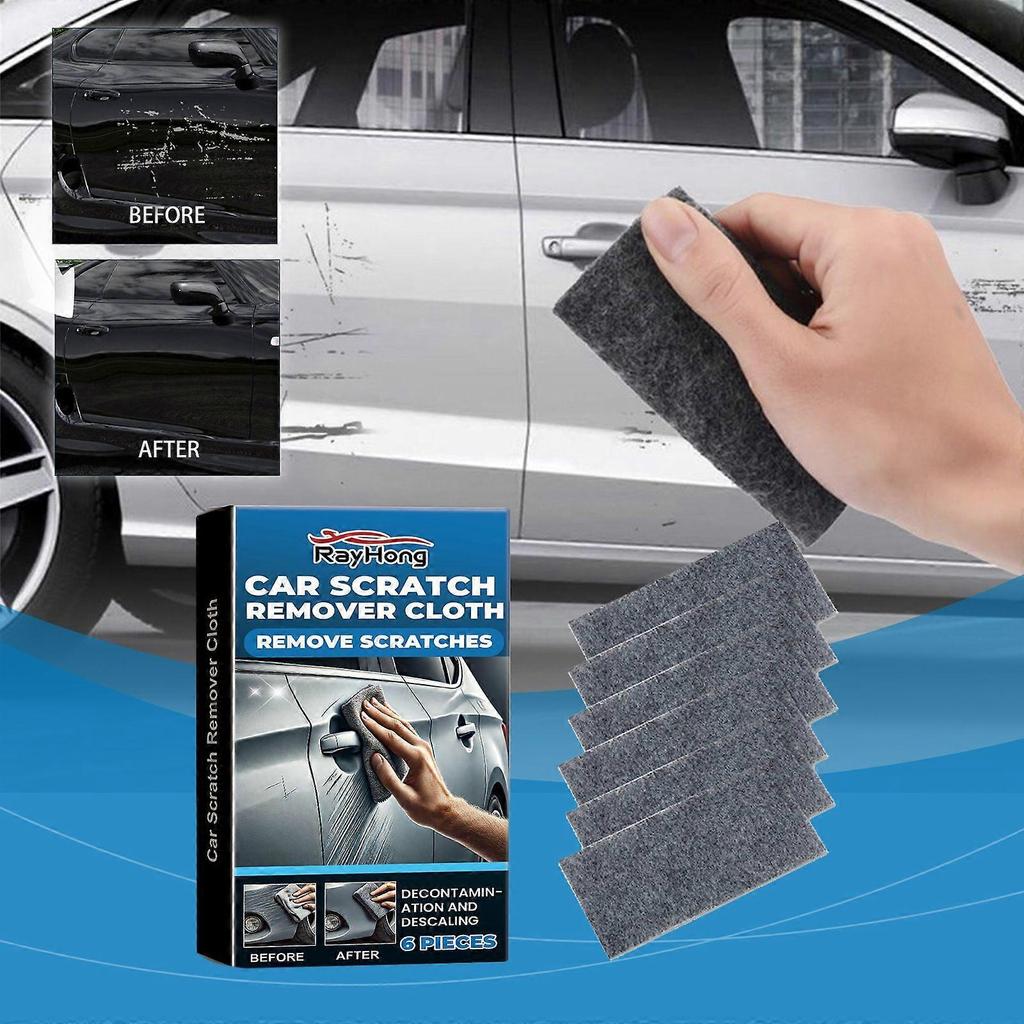 Car scratch polishing cloth car paint scratch removal polishing coating care maintenance cloth 6 pieces