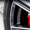 Interior Stickers 4pcs Car Styling Auto Wheel Hub Badge Tire Rim Stickers Accessories For Lexus LC RZ IS350 ES300 GS350 CT200h GRJ6 