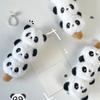 Cute Plush Cartoon Panda Backpack Charm With Lollipop Design Adorable Child Toy