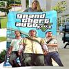 Мягкое плюшевое одеяло Grand Theft Auto GTA Game Gamer, фланелевое одеяло для гостиной, спальни, кровати, дивана, чехол для пикника