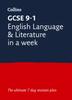 Книга GCSE 9-1 English Language and Literature In A Week : Ideal for the 2024 and 2025 Exams