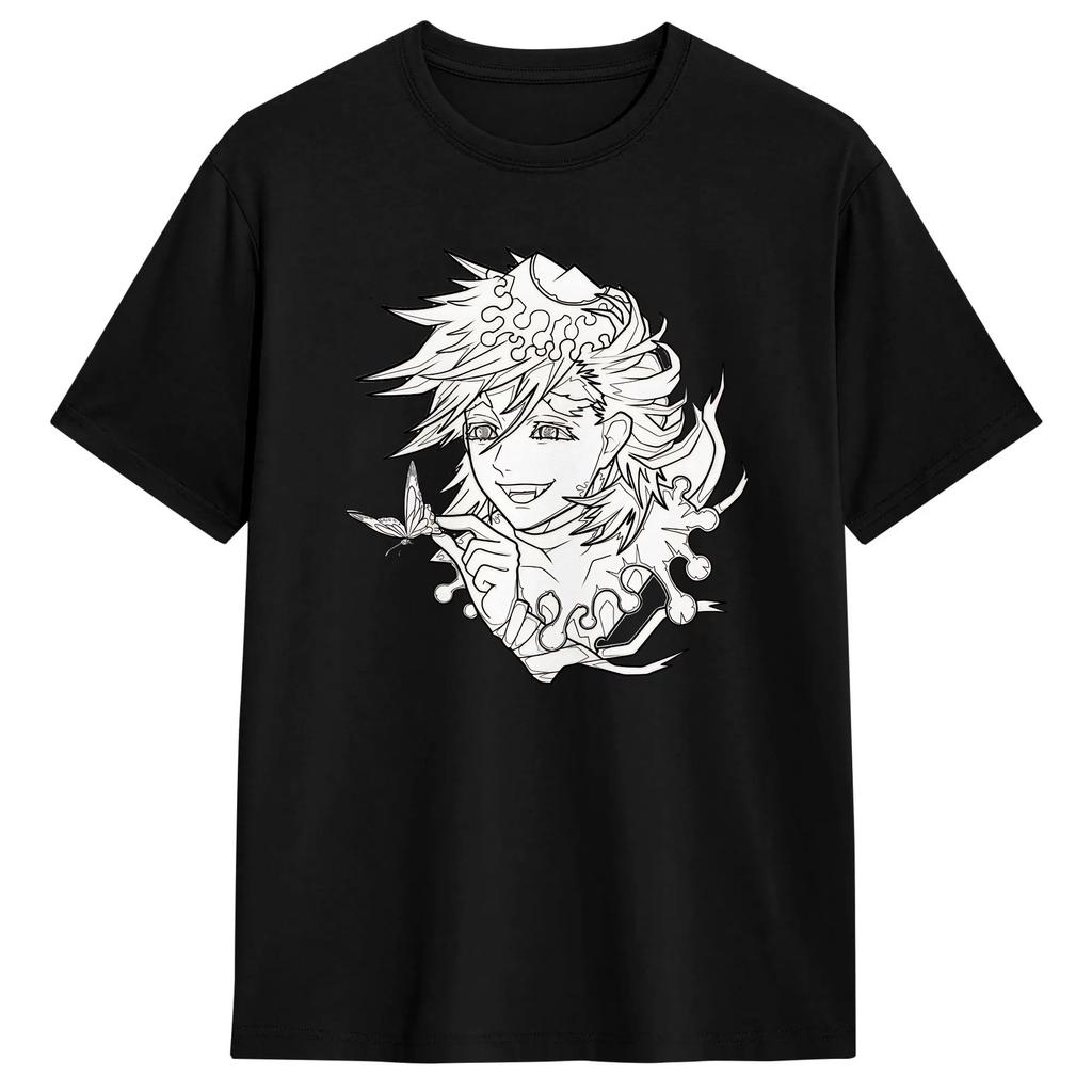 Vintage Anime Douma Upper TShirt for Unisex Round Collar 100 Cotton T Shirt Short Sleeve Tees Plus Size Clothes