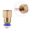 1/2" Male Thread Water Filter PP Cotton Mini Filter Garden Water Sprayer Misting System with 1/4" To 1/2"Female Thread Connector