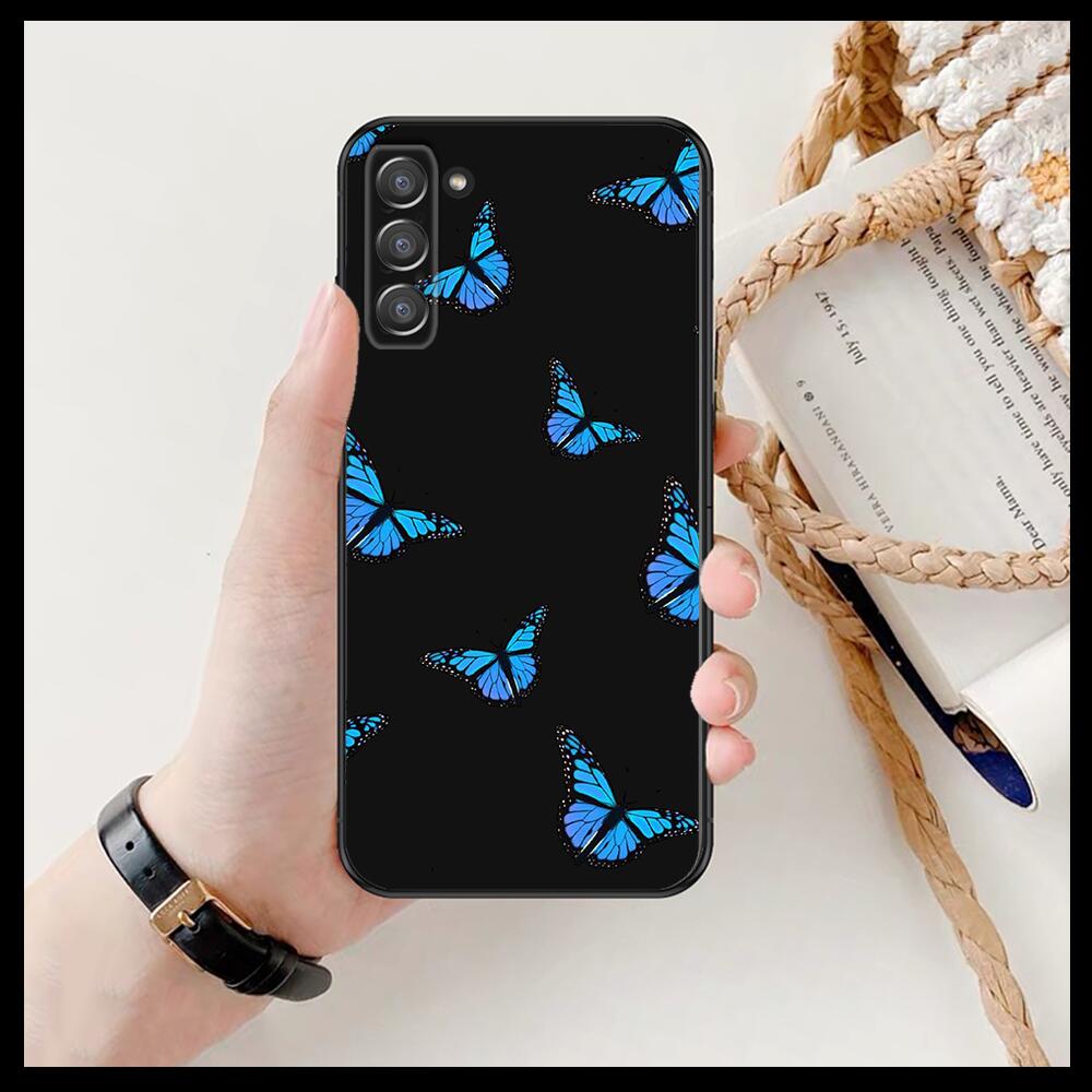 Красивый чехол для телефона с узором бабочки для SamSung Galaxy s6 s7 S8 S9 S10E S20 S21 S5 S30 Plus S20 fe 5G Lite Ultra Edge