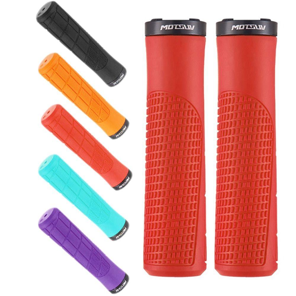 Резиновые алюминиевые ручки для велосипеда, противоскользящие ручки для велосипеда, руль для горного велосипеда, шоссейного велосипеда