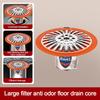 Anti Odor Floor Drain Core Large Size Easy Install Removable Seal Stopper Insect Proof Odor Control Basin Drain Filter