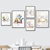 Kitchenware Art Picture Nordic Wall Decor Canvas Painting Cook Knife and Fork Poster Home Dcor No Frame