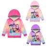 Girls Hoodie 3D Cartoon Jacket Sweatshirt Music Zip Hooded Long Sleeve Tops