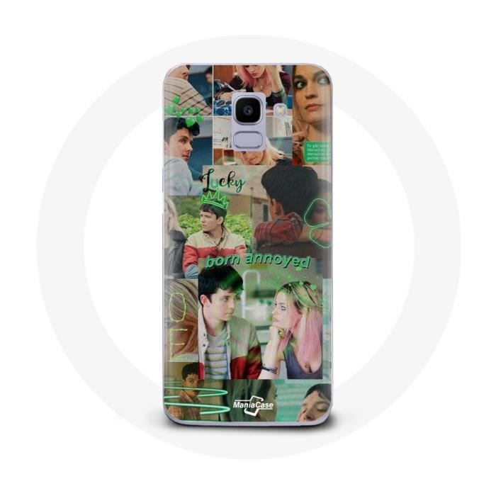 Coque - Samsung - Galaxy A6 2018 - Souple - Blanc - Sex Education
