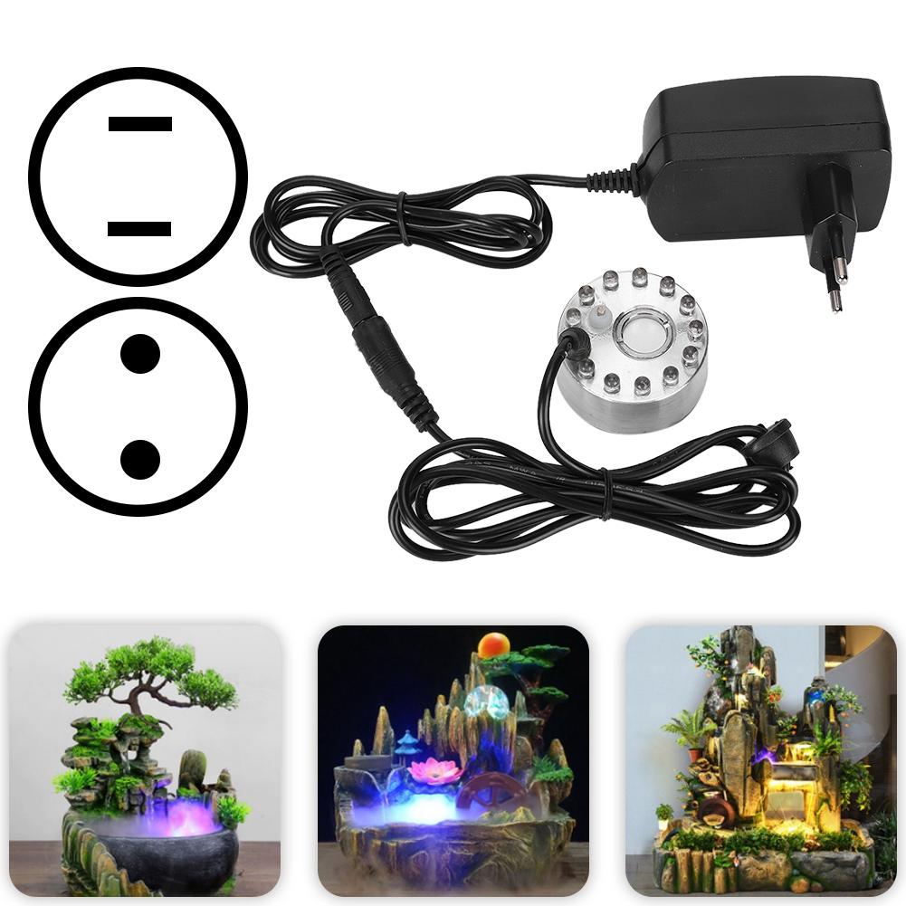  Водный фонтан, украшение, распылитель тумана с 12 лампами, украшение ландшафта