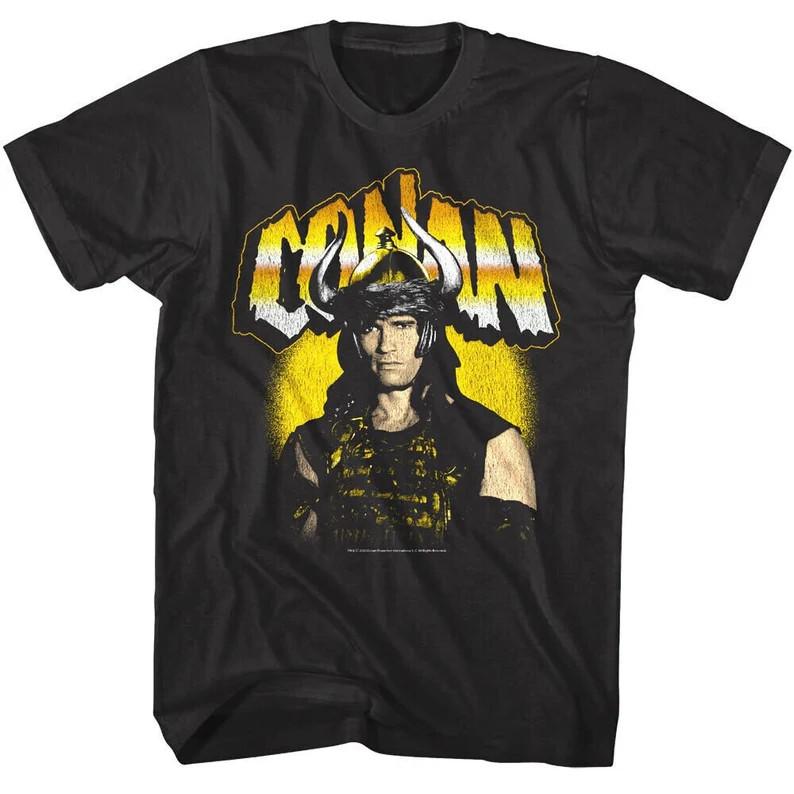 CONAN THE BARBARIAN T-Shirt Arnold Schwarzenegger Movie Poster Shirt