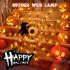 Halloween Glowing Spider Web Halloween Decoration Lights Spider Web Lights Halloween Decoration Outdoor Indoor Halloween Decor