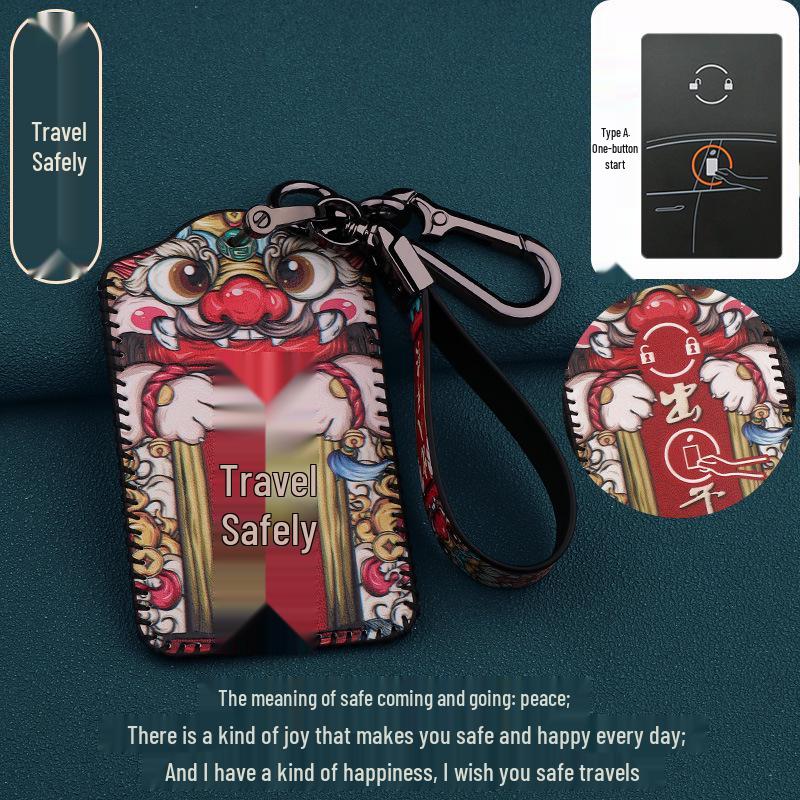 2022 Denza D9 Key Case: Unisex Trendy Protective Shell & Buckle