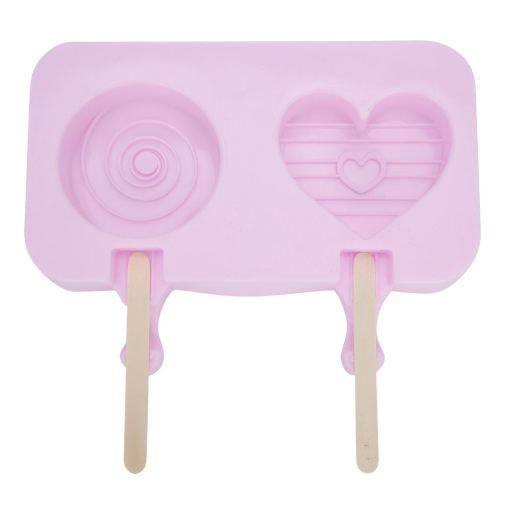 Easy Release Silicone Ice Cream Mold Reusable Kitchen Accessory Popsicle Mold Ice Cream Making