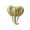 Creative Solid Handle Long Nose Elephant Head Cabinet Handle Decorative Drawer Handle Perfect for Bedside Table