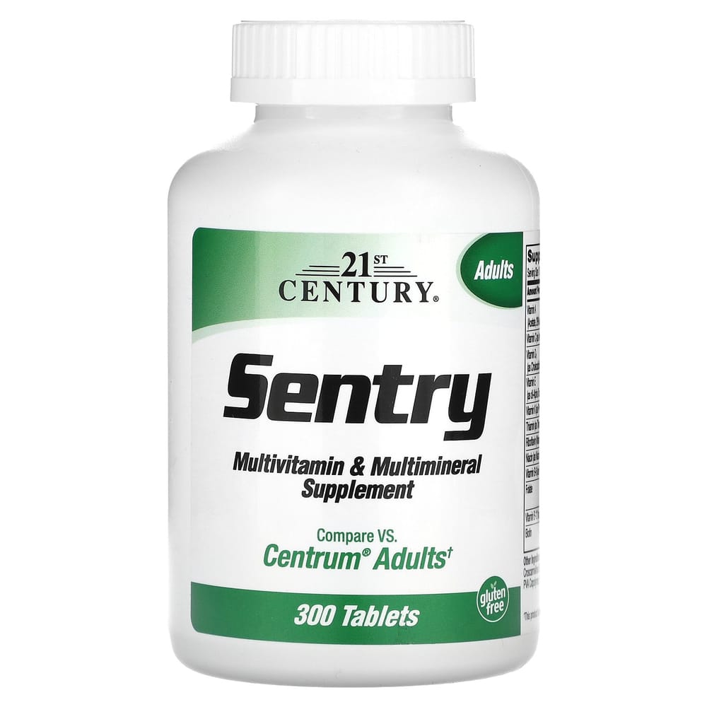 21st Century Sentry Multivitamin Supplement, 300 Tablets