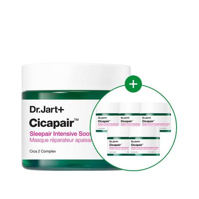 Улучшение кожного барьера Cicapair Sleepare Intensive Soothing Repair Mask 75 млУспокаивающая восстанавливающая маска 10 млx5 л