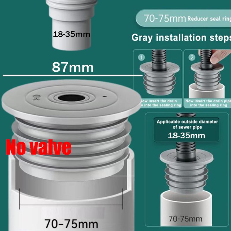 Силиконовый уплотнитель для канализации в ванной комнате, уплотнитель для кухонной раковины, заглушка для канализационной трубы, уплотнитель для стиральной машины, препятствующий появлению запаха, соединитель для слива в полу