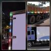 4PCS Marker Side LED Trailer Truck Position Lights Lamps 12V 24V 8LED Side Marker Light Clearance Indicator Lamp for Lorry