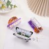 Creative Design Basketball Print Hair Claw Trendy Style Football Hair Clip  For Women