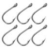 50Pcs Fishing Hook for Iseama High Carbon Steel Fish Hook Barbed Type for Outdoor ActivityType 6#