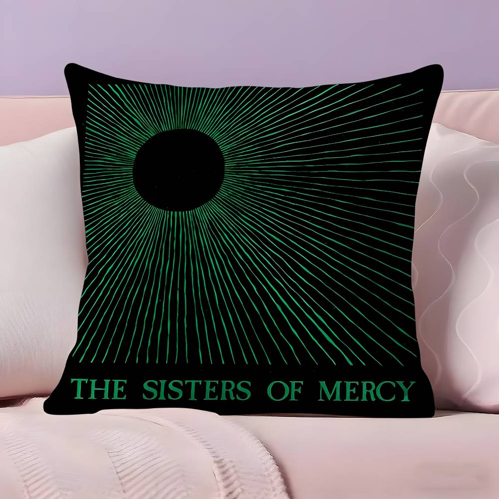 Подушка-чехол для подушки S-Sisters Of M-Mercy Наволочка Ультрамягкая Ткань, Дружелюбная к Коже Облачный Комфорт и Скрытая Молния