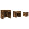 Nesting Tables Set 3 pcs Smoked Oak Effect Particleboard