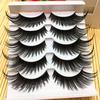 5 Pairs Beauty Handmade Thick Exaggerated Styel Makeup Tools Eye Lashes Extension False Eyelashes