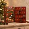 Musical Instrument Ornaments Christmas Music Advent Calendar 2026, 24 Mini Home Decorations Countdown Calendar, Musician Holiday Gift for Lovers
