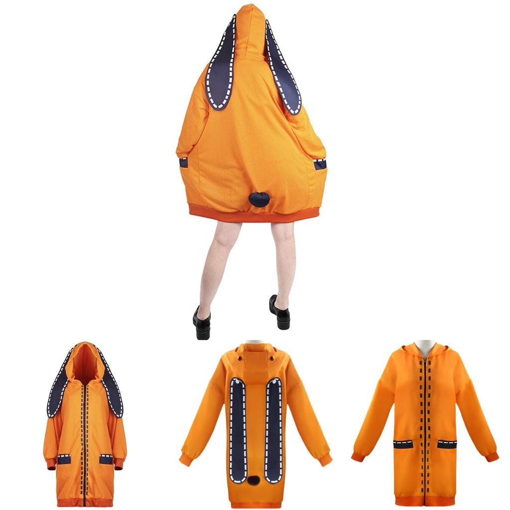 Костюм для косплея Kakegurui Runa Yomozuki Стильное худи-пальто для поклонников аниме