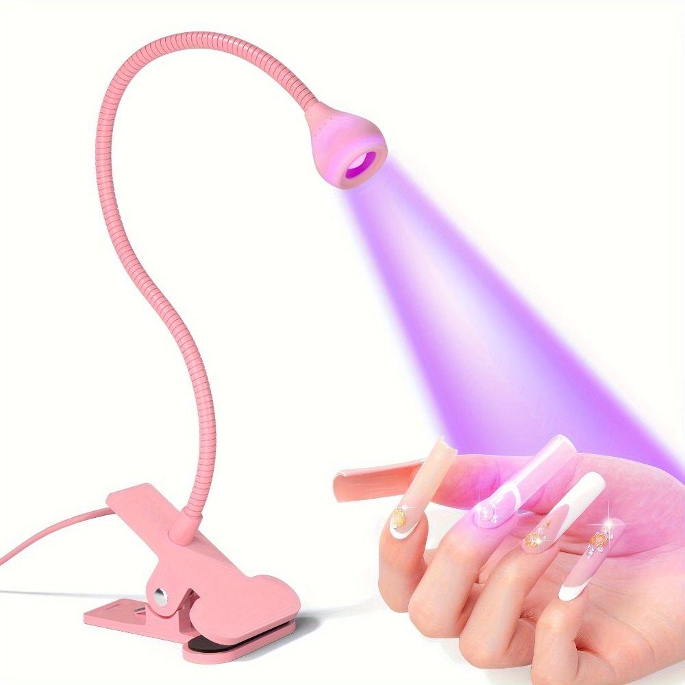 Быстросохнущая сушилка для ногтей USB LED лампа для ногтей инструменты для дизайна ногтей настольная лампа с зажимом для гель-лака