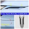 Передние Фары Накладка на Веко Бровь ABS Для Toyota RAV4 - RAV 4 XA50 Гибрид Глянцевый / Черный Авто Аксессуары