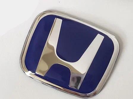 ZMJ4 Car Steering Wheel Emblem H-Sticker For Honda Civic Accord City CRV Jade Fit Odyssey Hybrid Red Black Blue Interior Modification