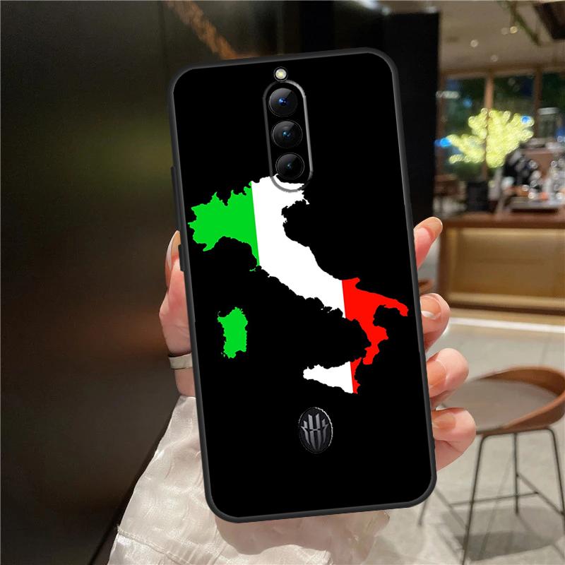 Чехол с флагом Италии для ZTE Nubia Red Magic 8S 8 9 Pro Plus Red Magic 6 7 Pro 6S 7S Pro 5G 5S 6R Funda