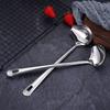 Stainless Steel Drizzle Sauce Spoon with Spout Sauce Spoon Kitchen Tableware Soup Dipper Party