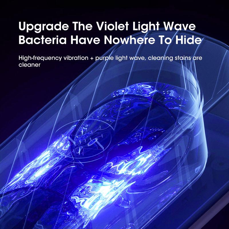 Portable Jewelry Cleaner Machine 45000Hz High Frequency Vibration for Jewelry Ring Silver Retainer Eyeglass Watch Dentures